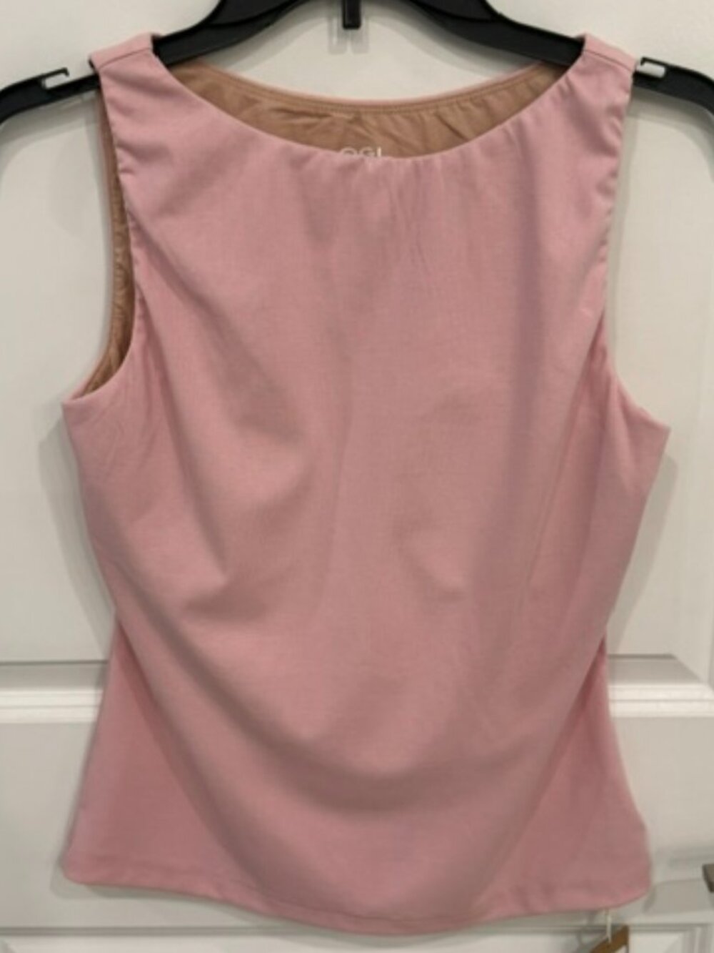 OGL Pink Boat Neck Tank Top